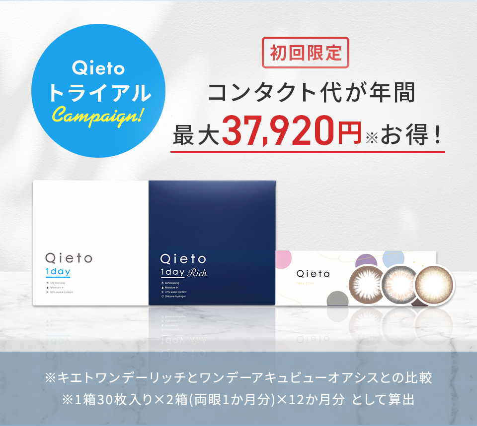 Qieto1dayトライアルキャンペーン